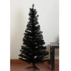 4' X 24" Slim Black Tinsel Artificial Christmas Tree - Unlit -Optimal Christmas Shop 0bier9mhmucutm1ajw7d07fbupj1wcey 35482.1667661969
