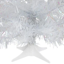 18" White Iridescent Spruce Artificial Christmas Tree - Unlit 7 18" White Iridescent Spruce Artificial Christmas Tree - Unlit -Optimal Christmas Shop 1.527 71413.1684855816