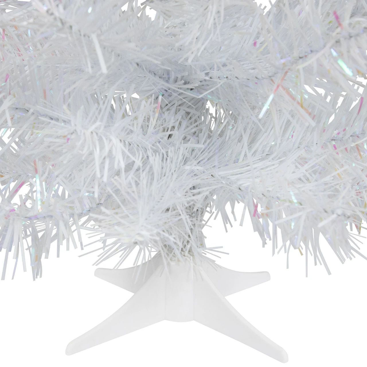 18" White Iridescent Spruce Artificial Christmas Tree - Unlit 5 18" White Iridescent Spruce Artificial Christmas Tree - Unlit - Image 3