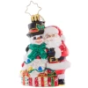 Christopher Radko A Frosty Duo Gem Glass Christmas Ornament 1021403 -Optimal Christmas Shop 1021403 2 17751.1684253255