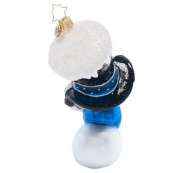 Christopher Radko Peek-A-Boo Snowman Glass Christmas Ornament 1021508 -Optimal Christmas Shop 1021508 3 67106.1687815256