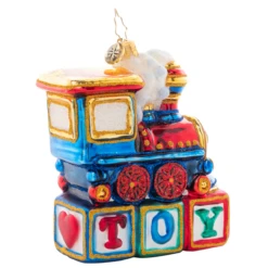 Christopher Radko Choo Choo Cheer Glass Christmas Ornament 1021613 -Optimal Christmas Shop 1021613 3 64871.1684253245
