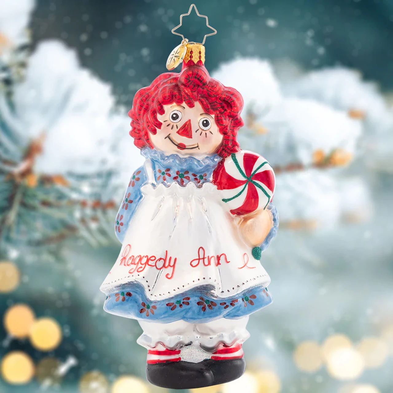 Christopher Radko Raggedy Sweets Glass Christmas Ornament 1021680 4 Christopher Radko Raggedy Sweets Glass Christmas Ornament 1021680 - Image 2