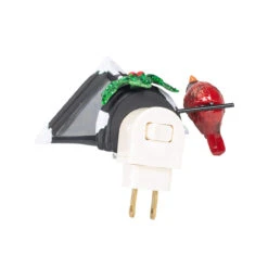 6" Cardinal On A Snow Covered Street Lamp Flickering Christmas Night Light -Optimal Christmas Shop 164077 3 50193.1667664477