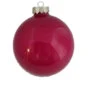 12ct Fuchsia Pink Clear Glass Christmas Ball Ornaments 2.75" (70mm) -Optimal Christmas Shop 312520fuschia20pearl 38522.1682622390