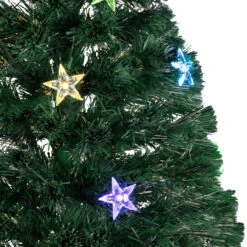 3' Pre-Lit Fiber Optic Artificial Christmas Tree With Stars 7 3' Pre-Lit Fiber Optic Artificial Christmas Tree With Stars -Optimal Christmas Shop 327 70989.1683049596