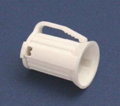 Club Pack Of 100 C9 White Christmas Light Bulb Sockets - For 18 Gauge Wire