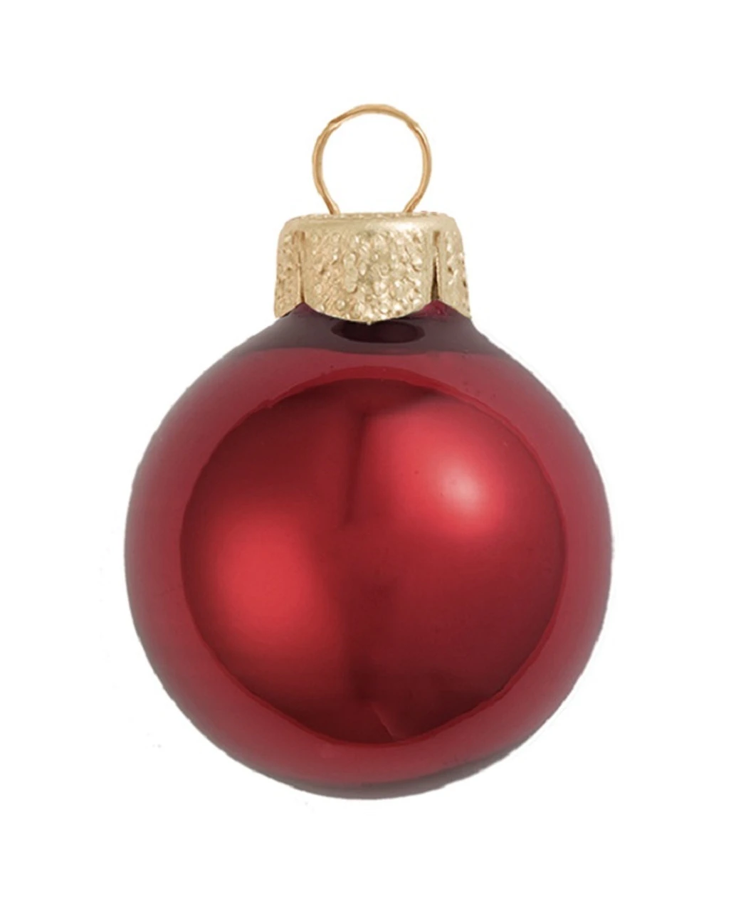 40ct Burgundy Red Glass Pearl Christmas Ball Ornaments 1.5" (35mm) 3 40ct Burgundy Red Glass Pearl Christmas Ball Ornaments 1.5" (35mm)