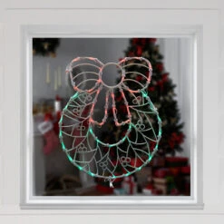 16" Red And Green Led Lighted Wreath Christmas Window Silhouette Decoration -Optimal Christmas Shop 4oad8nsuycougimrht0twvegvk4r0lq4 33417.1667533577