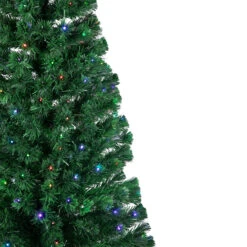 6' Pre-Lit LED Fiber Optic Color Changing Christmas Tree With Star Tree Topper 7 6' Pre-Lit LED Fiber Optic Color Changing Christmas Tree With Star Tree Topper -Optimal Christmas Shop 627 36205.1683048579