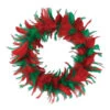 Pack Of 6 Red And Green Christmas Decorative Party Feather Wreath 8" -Optimal Christmas Shop 6jc8g5fvrt0euna1lexio5tpdwts6zh8 23136.1667599584