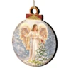 Set Of 2 Angel And Cardinal In A Woodland Wooden Christmas Ornaments 5.5" 1 Set Of 2 Angel And Cardinal In A Woodland Wooden Christmas Ornaments 5.5" -Optimal Christmas Shop 8021046 1565 1 17442.1667548834