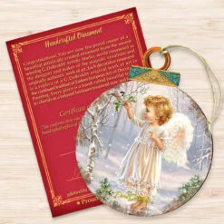 Set Of 2 Angel And Bird In A Woodland Christmas Ornaments 5.5" 8 Set Of 2 Angel And Bird In A Woodland Christmas Ornaments 5.5" -Optimal Christmas Shop 8021117 1427 3 17466.1667548842