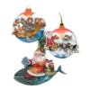Set Of 3 Christmas Adventure Journey Wooden Ornaments 5.5" -Optimal Christmas Shop 8100003s3 1 31528.1667549748