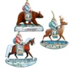 Set Of 3 Traveling Santa Claus Wooden Christmas Ornaments 5.5" 2 Set Of 3 Traveling Santa Claus Wooden Christmas Ornaments 5.5" -Optimal Christmas Shop 8100016s3 1 91417.1667549761