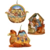 Set Of 3 Nativity Adventure Wooden Christmas Ornaments 5.5" -Optimal Christmas Shop 8100022s3 1 26558.1667549763