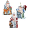 Set Of 3 Tale Of Father Frost Wooden Christmas Ornaments 5.5" -Optimal Christmas Shop 8100023s3 1 26437.1667549767