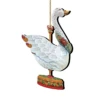 Set Of 2 Goose Carousel Wooden Christmas Ornaments 5.5" -Optimal Christmas Shop 8114039 1 09012.1667549775