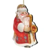 Set Of 2 Santa Claus Trumpet Wooden Christmas Ornaments 5.5" -Optimal Christmas Shop 8116211 1 42019.1667549849