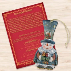 Set Of 2 Snowman Old World Christmas Wooden Ornaments 5.5" 7 Set Of 2 Snowman Old World Christmas Wooden Ornaments 5.5" -Optimal Christmas Shop 8116420 3 19700.1667529016