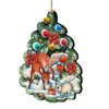 Set Of 2 Forest Animals Christmas Tree Ornaments 5.5" -Optimal Christmas Shop 8119182 1 71340.1667549900
