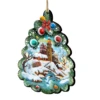 Set Of 2 Lighthouse Christmas Tree Wooden Ornaments 5.5" -Optimal Christmas Shop 8119185 1 29890.1667549908