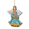 Set Of 2 Guardian Angel Of The Sea Wooden Christmas Ornaments 5.5" -Optimal Christmas Shop 8152724 1 83235.1667549655