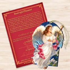 Set Of 2 Luminous Angel Wooden Christmas Ornaments 5.5" 8 Set Of 2 Luminous Angel Wooden Christmas Ornaments 5.5" -Optimal Christmas Shop 8161036 1322 3 30003.1667549732