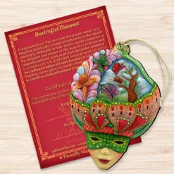 Set Of 2 Vivid Butterfly Wooden Mardi Gras Christmas Ornaments 5.5" 8 Set Of 2 Vivid Butterfly Wooden Mardi Gras Christmas Ornaments 5.5" -Optimal Christmas Shop 8161037 3 94402.1667549735