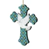 Set Of 2 Cross With White Dove Wooden Christmas Ornaments 5.5" -Optimal Christmas Shop 8191163 2 1 33980.1667549649