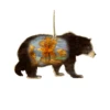 Set Of 2 Panoramic Black Bear Wooden Christmas Ornaments 5.5" -Optimal Christmas Shop 8198215 1 97278.1667549659
