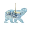 Set Of 2 Snowy Polar Bear Wooden Christmas Ornaments 5.5" -Optimal Christmas Shop 8198225 1 96959.1667549661