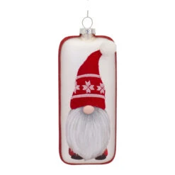 Set Of 12 Red And White Glass Gnome Christmas Ornament 6.25" 8 Set Of 12 Red And White Glass Gnome Christmas Ornament 6.25" -Optimal Christmas Shop 83315 2 65650.1687598456