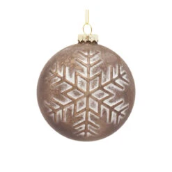 Set Of 4 Rustic Brown Finish Glass Christmas Ball Ornaments 3.5-4.5" 7 Set Of 4 Rustic Brown Finish Glass Christmas Ball Ornaments 3.5-4.5" -Optimal Christmas Shop 83732 2 60875.1687598359