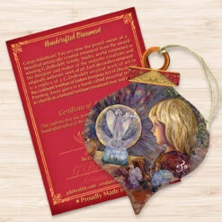 Set Of 2 Little Girl With Fairies Wooden Christmas Ornaments 5.5" 8 Set Of 2 Little Girl With Fairies Wooden Christmas Ornaments 5.5" -Optimal Christmas Shop 845619 jw 3 58856.1667549699