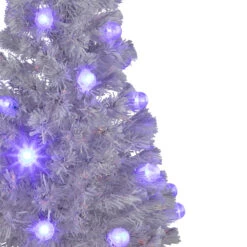 4' Pre-Lit Medium White Iridescent Fiber Optic Artificial Christmas Tree, Blue LED Lights -Optimal Christmas Shop 9r5wysblkmppk2smqvr9mddhwuivmyh2 95377.1683034148