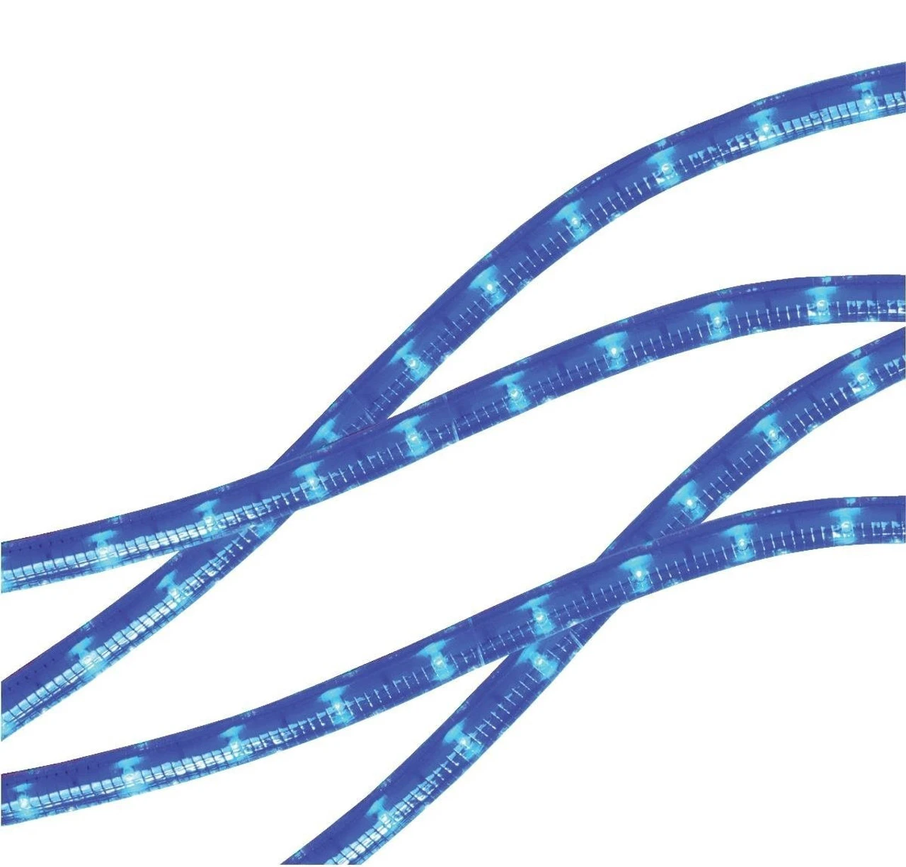 215-Count Blue Christmas Rope Light Set, 18ft 3 215-Count Blue Christmas Rope Light Set, 18ft