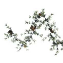9.5' Frosted Pine With Pine Cones Artificial Christmas Garland - Unlit 7 9.5' Frosted Pine With Pine Cones Artificial Christmas Garland - Unlit -Optimal Christmas Shop allstate20ygd033 gr sn 07983.1667536409
