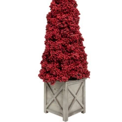 40" Red Berry Cone Potted Christmas Topiary 11 40" Red Berry Cone Potted Christmas Topiary -Optimal Christmas Shop allstate xbp077 re 3 45579.1667536611