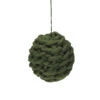 Olive Green Knit Hanging Shatterproof Christmas Ball Ornament 7" (175mm) -Optimal Christmas Shop allstate xn4927 gr 99430.1667576123