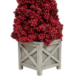 24" Red Berry Cone Potted Christmas Topiary 11 24" Red Berry Cone Potted Christmas Topiary -Optimal Christmas Shop allstate zbp076 re 4 33878.1667517700