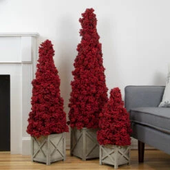 40" Red Berry Cone Potted Christmas Topiary 8 40" Red Berry Cone Potted Christmas Topiary -Optimal Christmas Shop allstate zbp076 re zbp078 re xbp077 re style 35438.1667536610