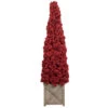 50" Red Berry Cone Potted Christmas Topiary 2 50" Red Berry Cone Potted Christmas Topiary -Optimal Christmas Shop allstate zbp078 re 1new 00463.1667643792