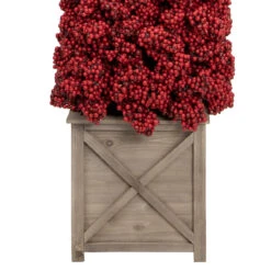 50" Red Berry Cone Potted Christmas Topiary 12 50" Red Berry Cone Potted Christmas Topiary -Optimal Christmas Shop allstate zbp078 re 3new 77351.1667643794
