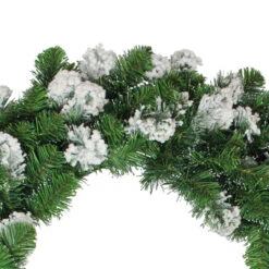 Snowy Flocked Colorado Pine Artificial Christmas Wreath, 30-Inch, Unlit -Optimal Christmas Shop allstateywc193 gr sn 43298.1667575984