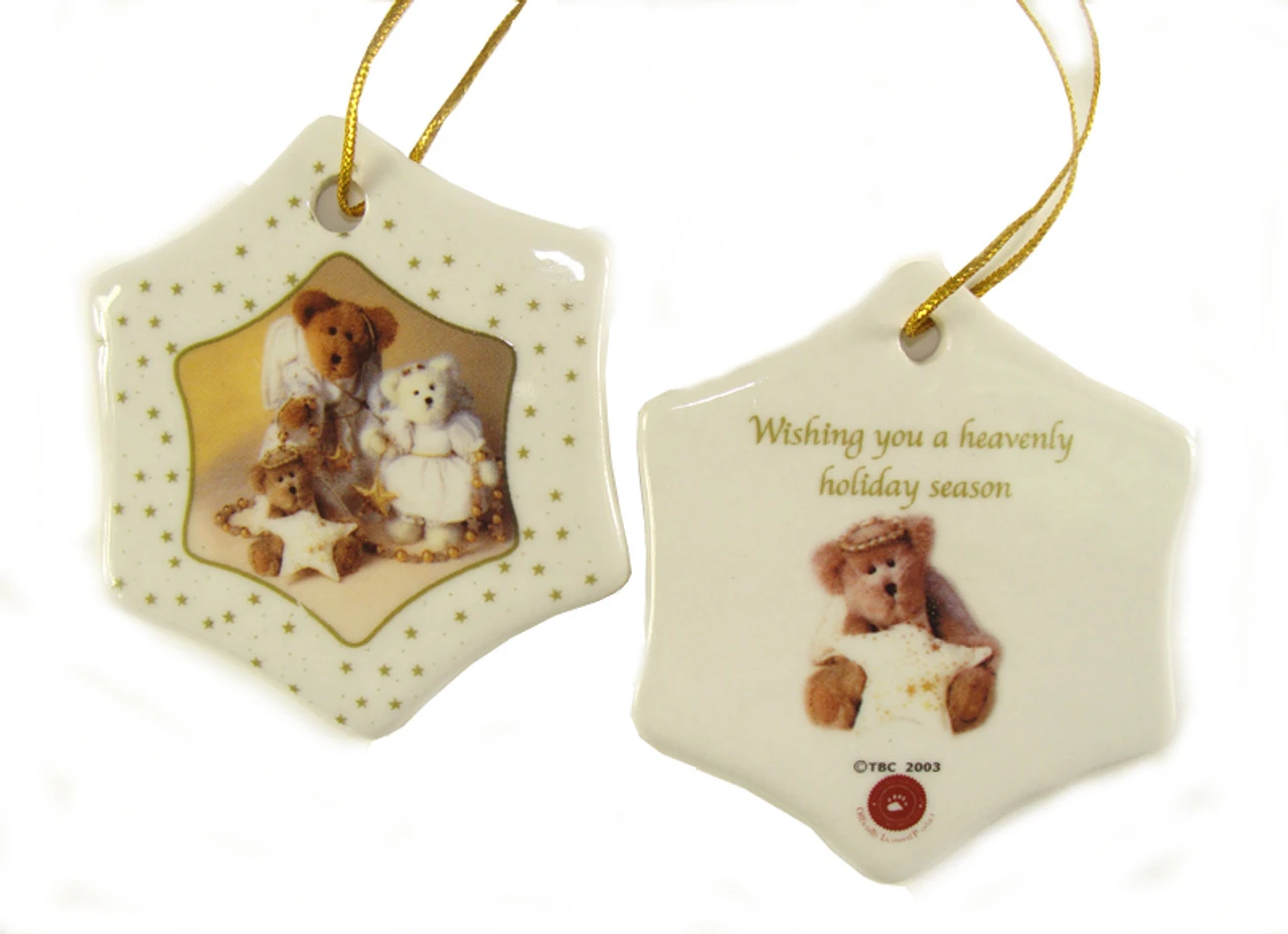 Club Pack Of 192 White And Brown Boyds Holiday Bears Christmas Ornaments 3" 3 Club Pack Of 192 White And Brown Boyds Holiday Bears Christmas Ornaments 3"