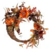 Pumpkin And Sunflower Artificial Floral Cornucopia Thanksgiving Wreath, Orange 22-Inch -Optimal Christmas Shop as4bblpos7st5gry76fuooyaa4m6qxjh 34312.1667641355