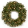 24" Atlanta Spruce Artificial Christmas Wreath - Clear Lights -Optimal Christmas Shop at7 300 24w 1 95391.1667536250