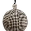 Black And Beige Houndstooth With Rhinestone Cap Christmas Ball Ornament 6" (150mm) -Optimal Christmas Shop bdhulfnun9eyoflokkeyelmwtwykkqvd 66121.1667663078