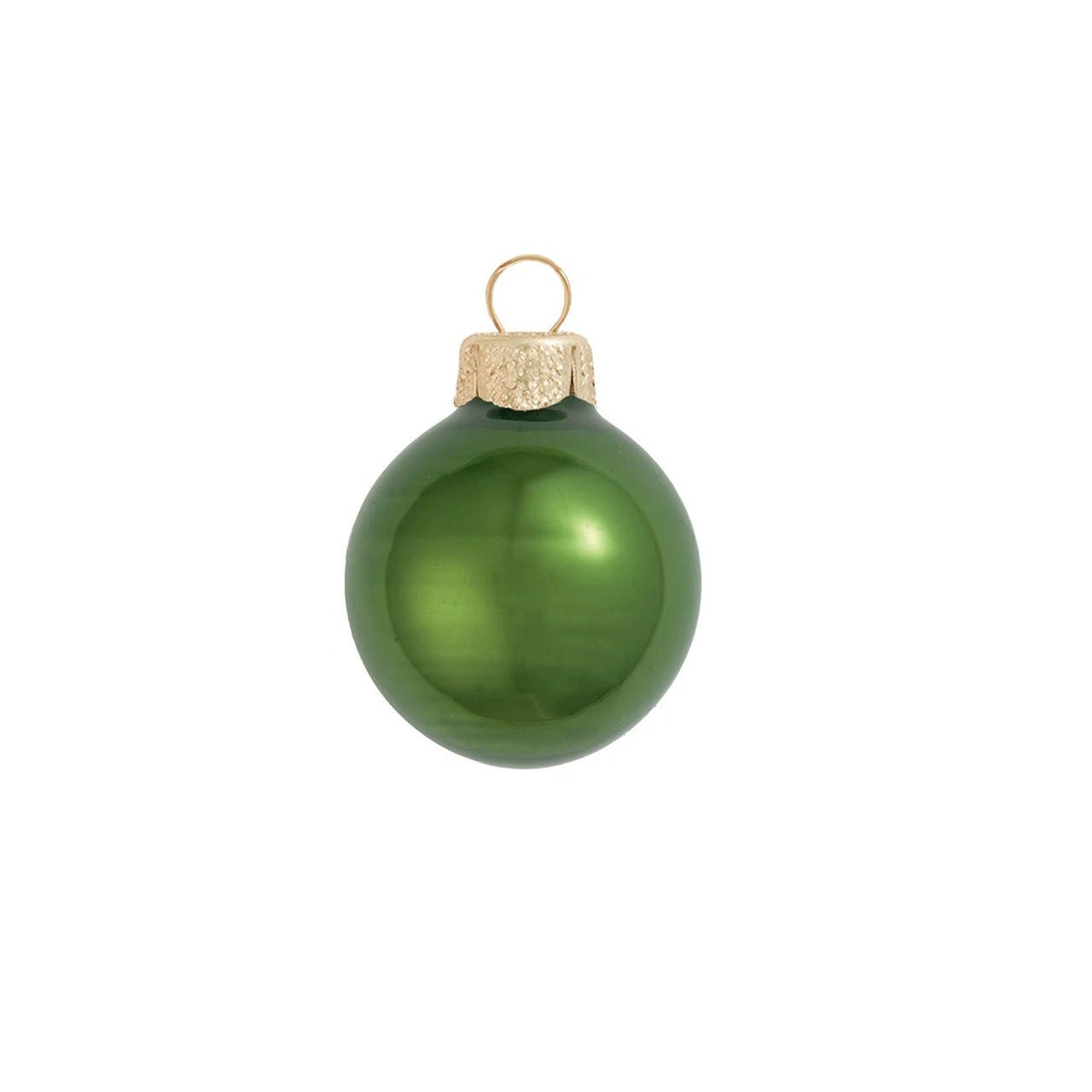 40ct Green And Gold Pearl Glass Christmas Ball Ornaments 1.25" (30mm) 3 40ct Green And Gold Pearl Glass Christmas Ball Ornaments 1.25" (30mm)